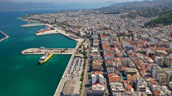 Ausblick auf Patras